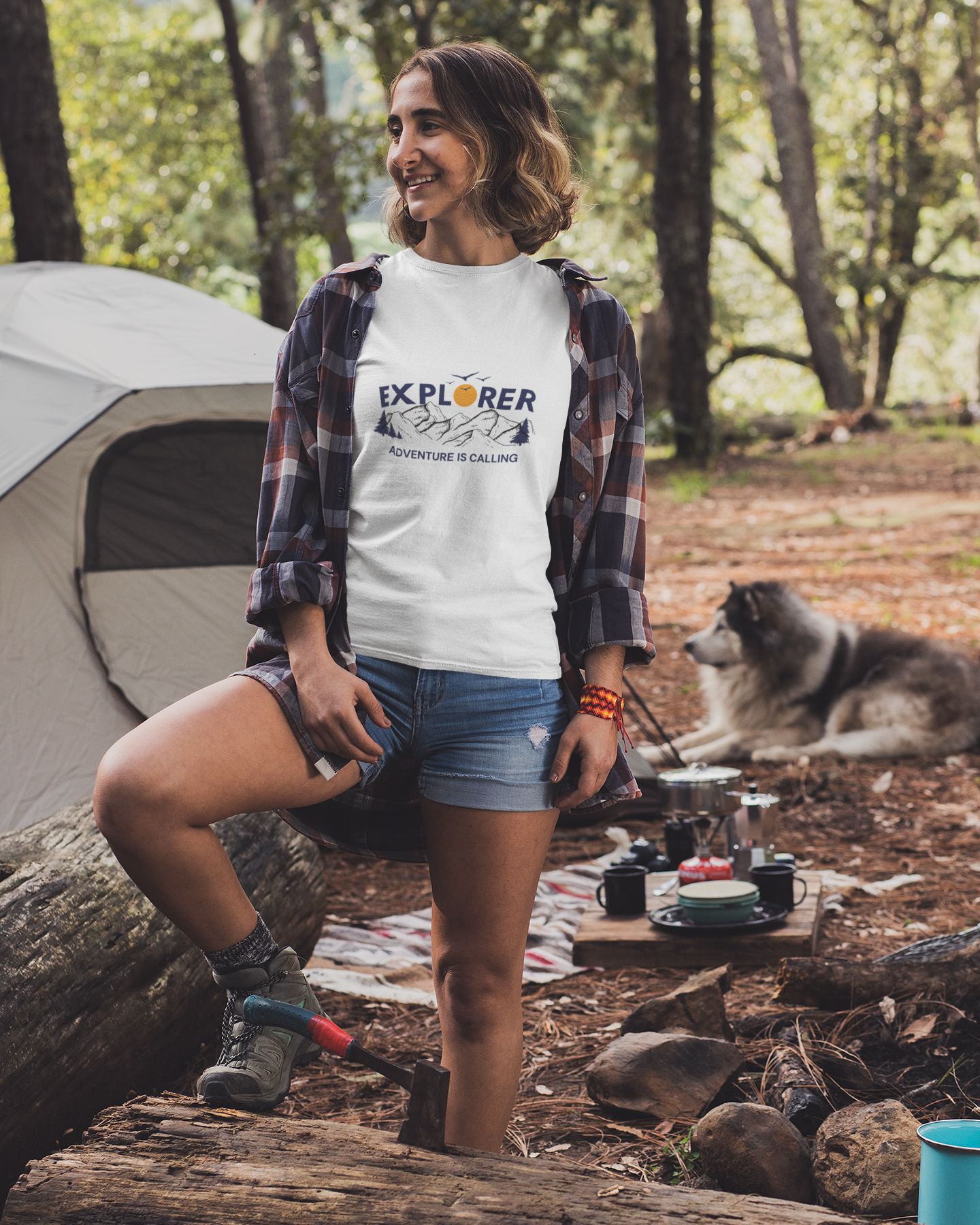 Unisex Adventure is calling Cotton T shirt
