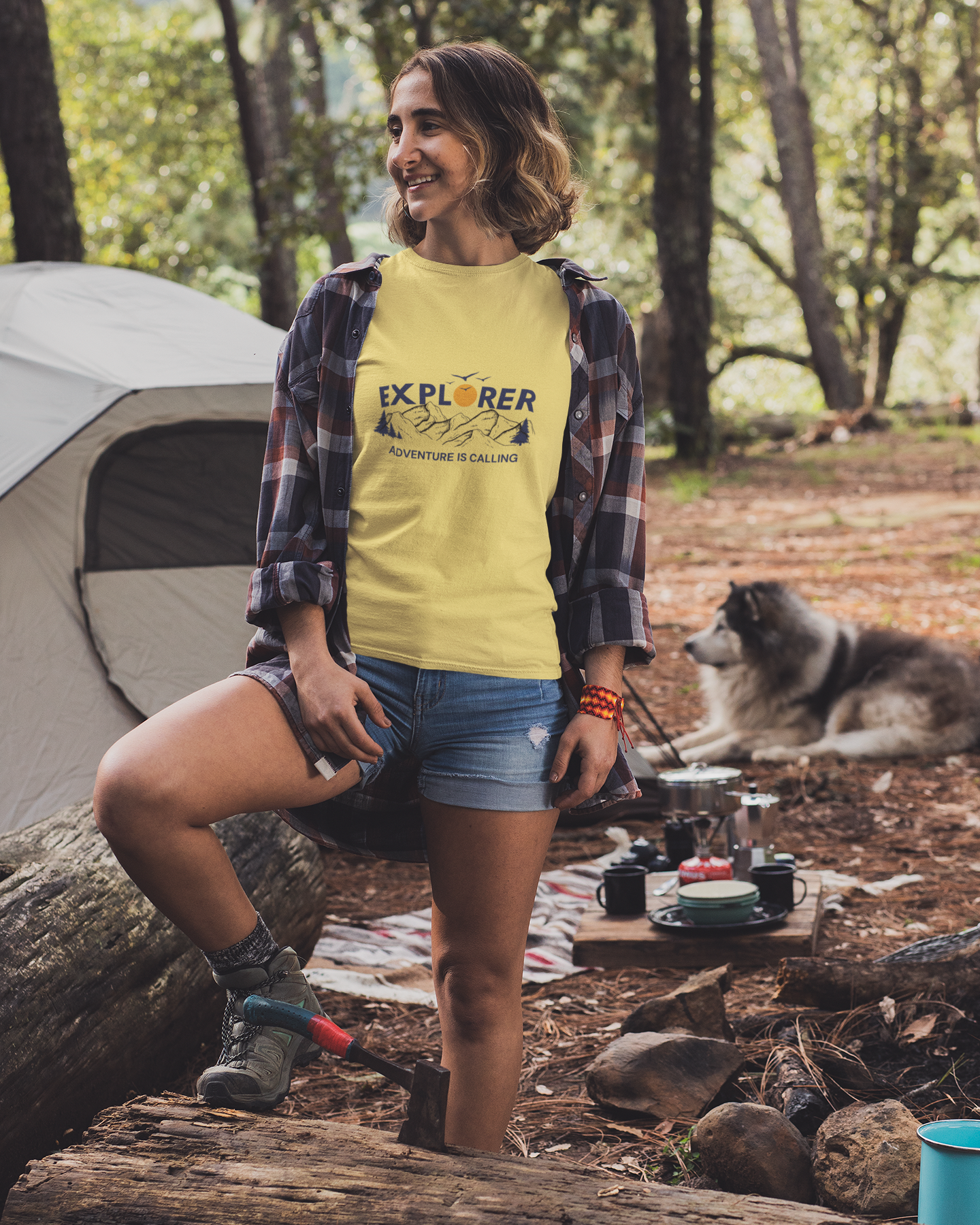 Unisex Adventure is calling Cotton T shirt