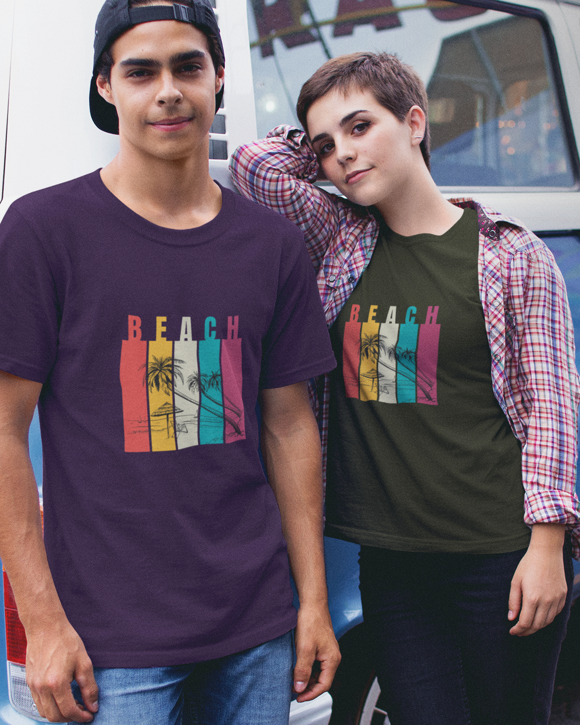 Unisex Beach Cotton T-Shirt