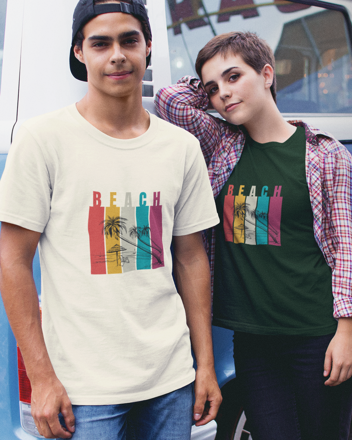 Unisex Beach Cotton T-Shirt