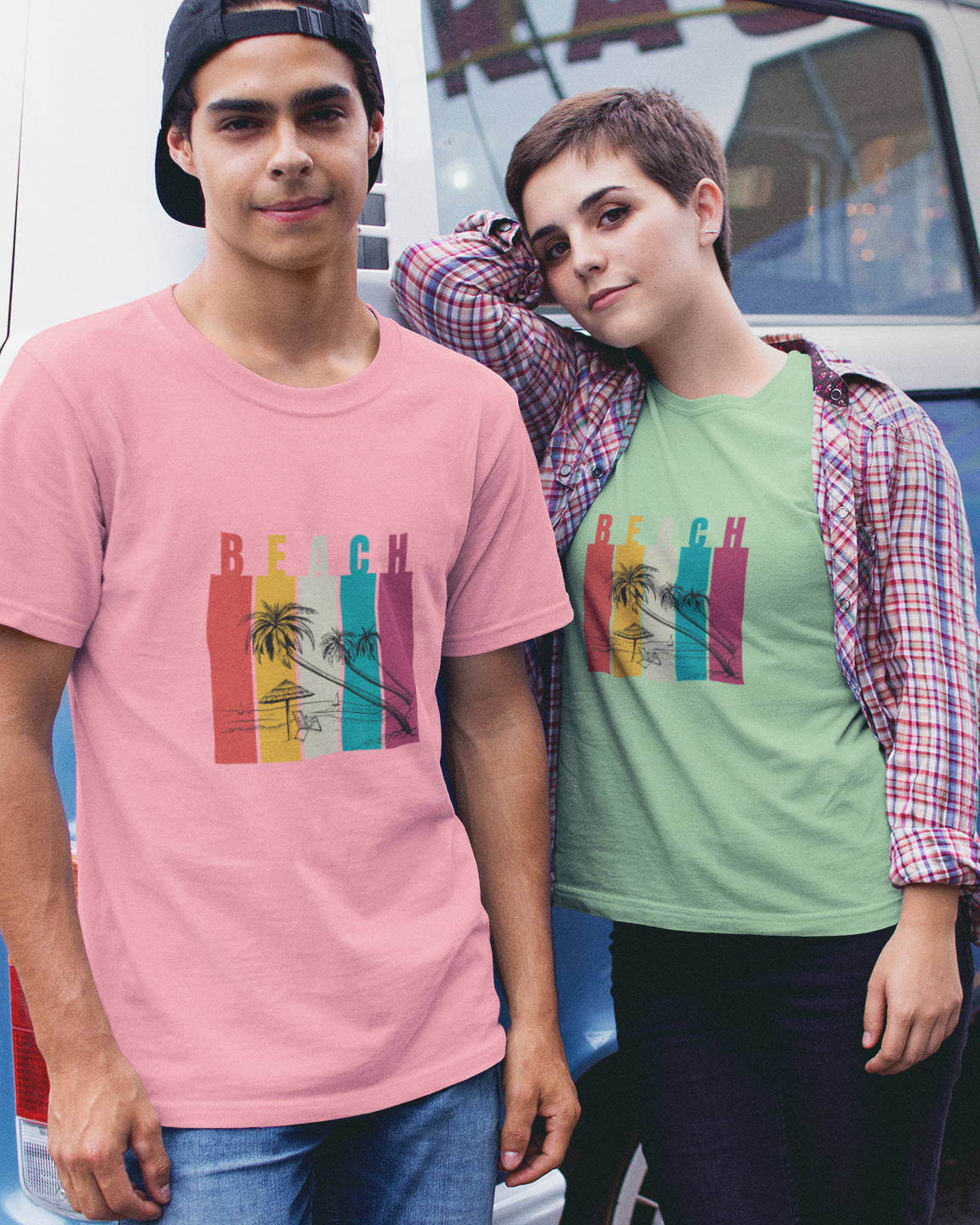 Unisex Beach Cotton T-Shirt