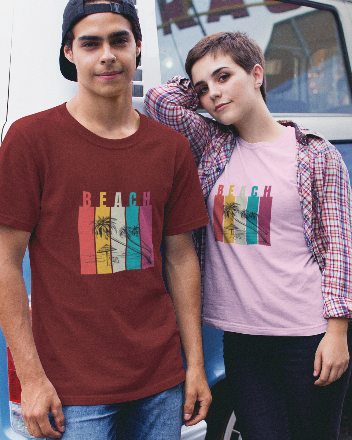 Unisex Beach Cotton T-Shirt