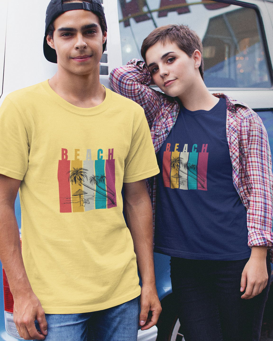 Unisex Beach Cotton T-Shirt