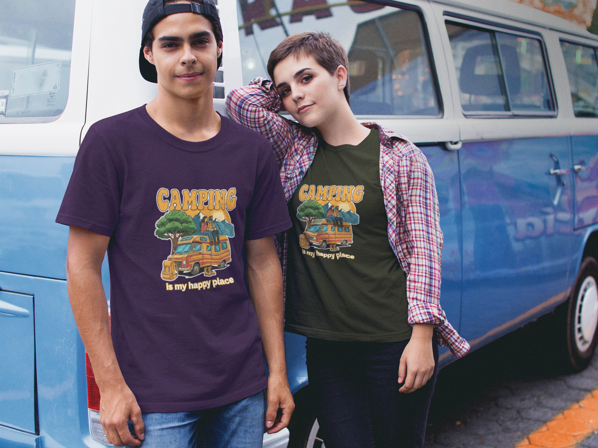 Unisex Camping Is My Happy Place T-Shirt