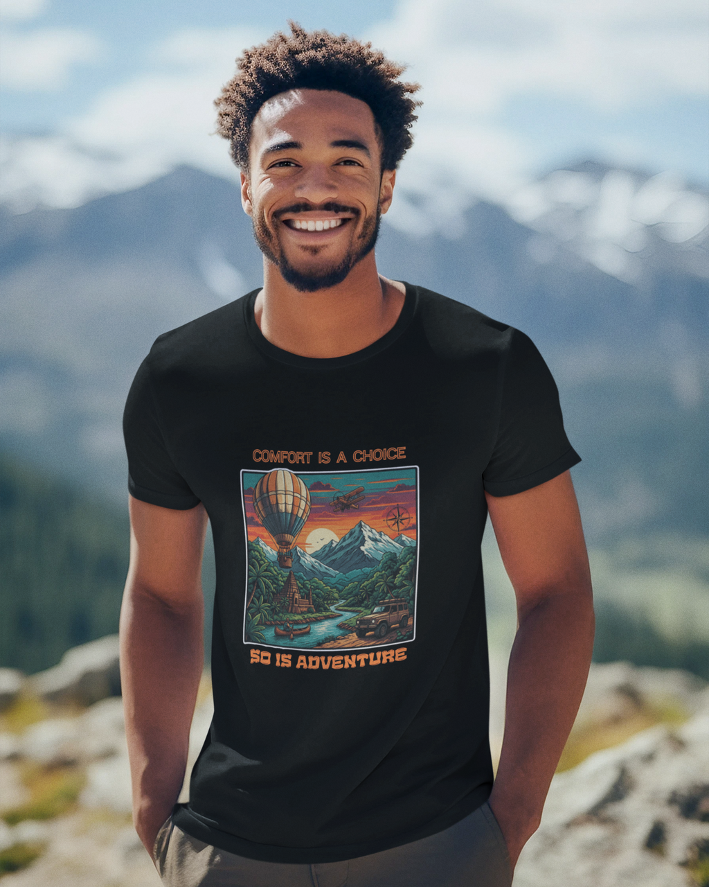 Unisex Comfort Is A Choice Cotton T shirt