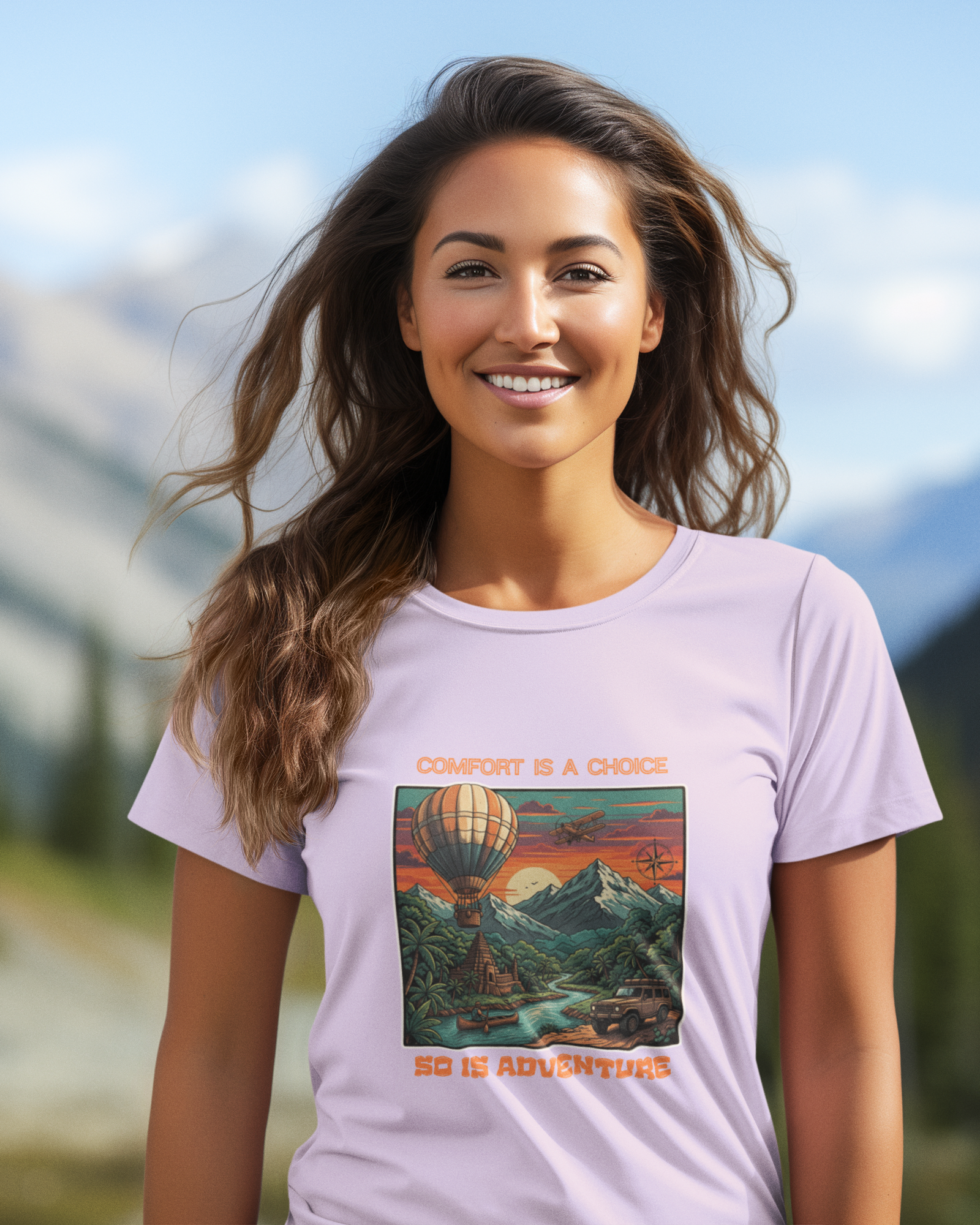 Unisex Comfort Is A Choice Cotton T shirt