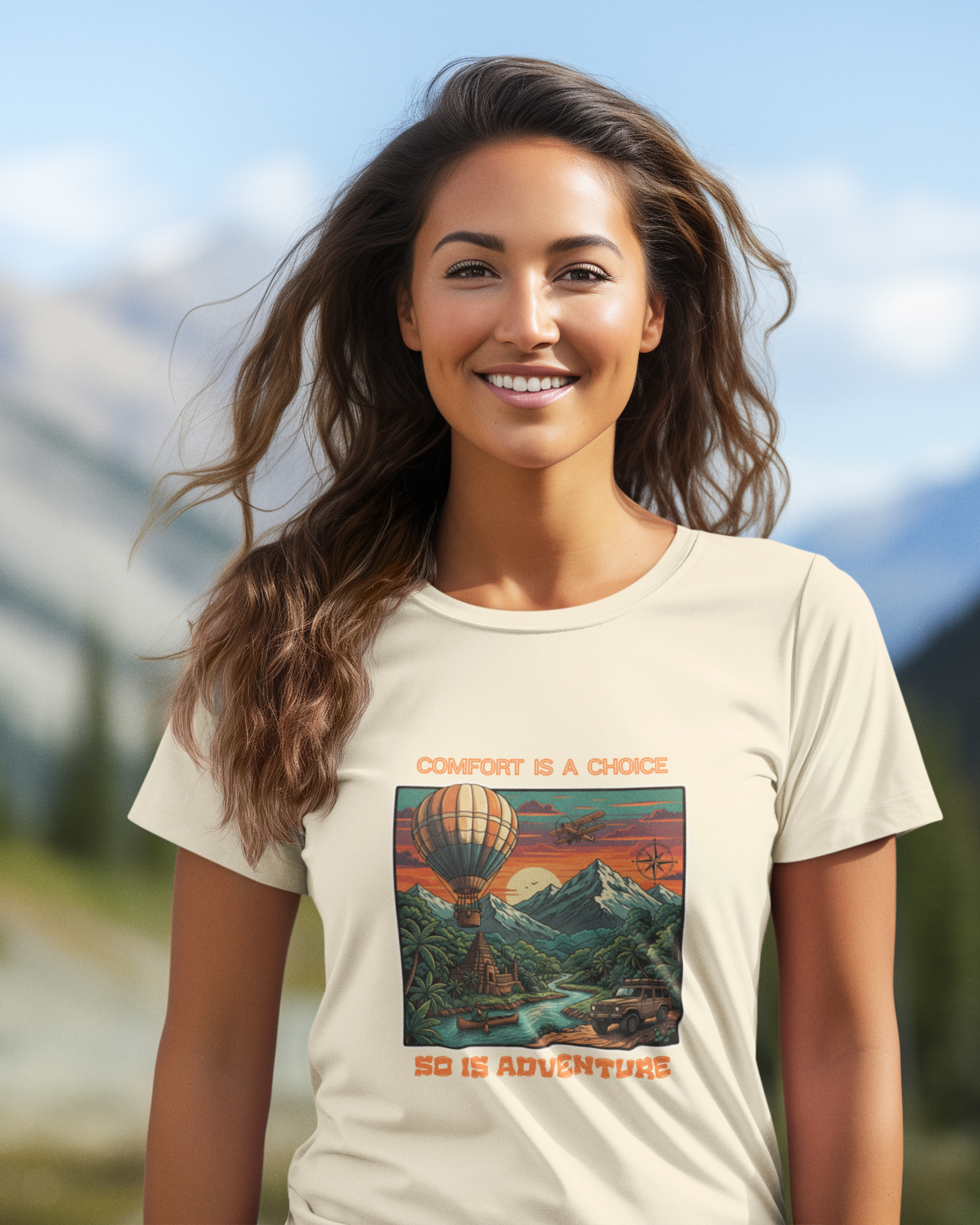 Unisex Comfort Is A Choice Cotton T shirt