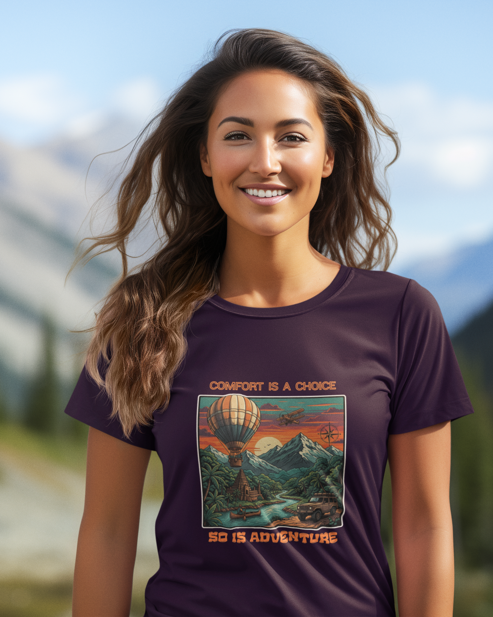 Unisex Comfort Is A Choice Cotton T shirt