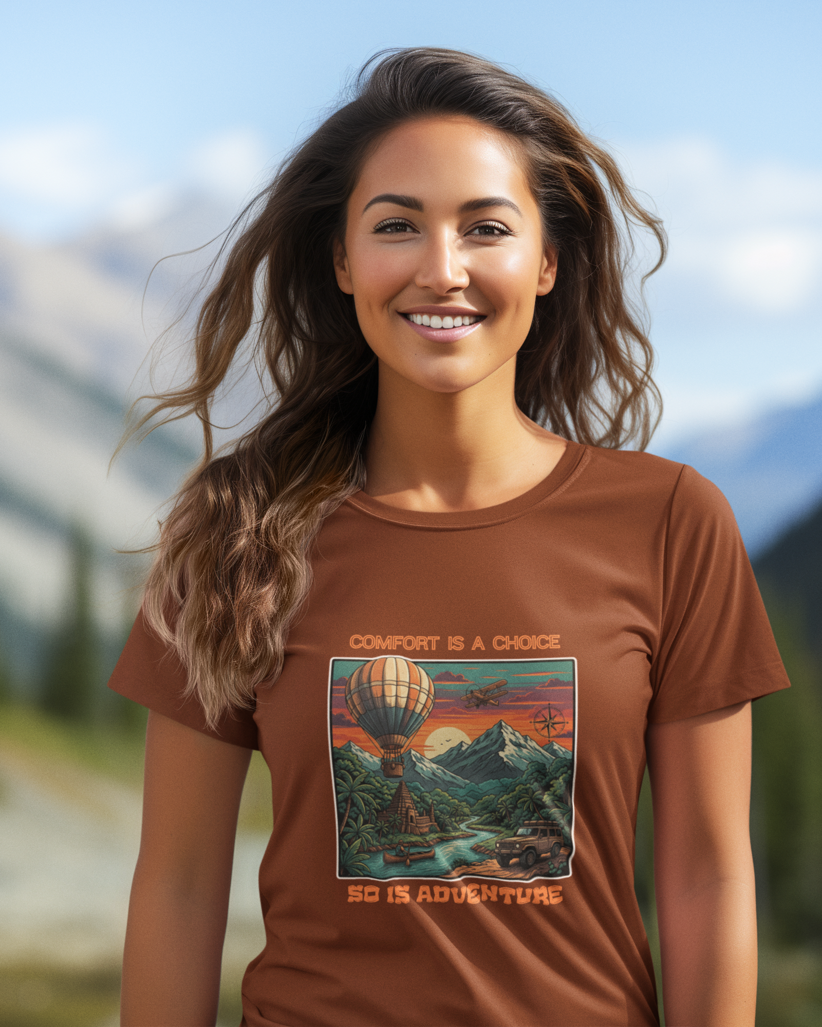 Unisex Comfort Is A Choice Cotton T shirt