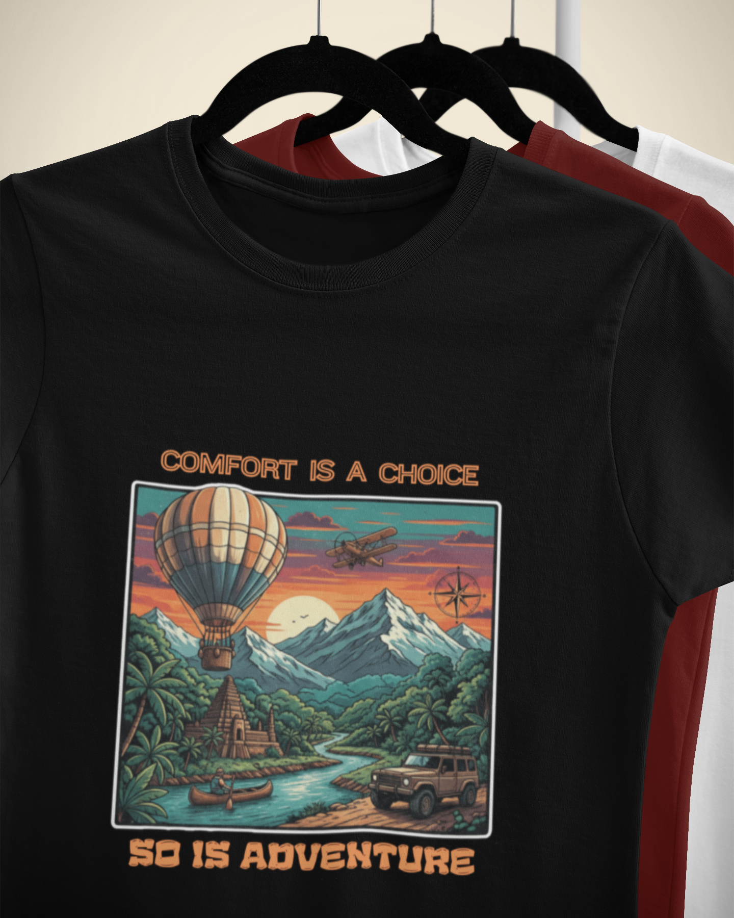 Unisex Comfort Is A Choice Cotton T shirt