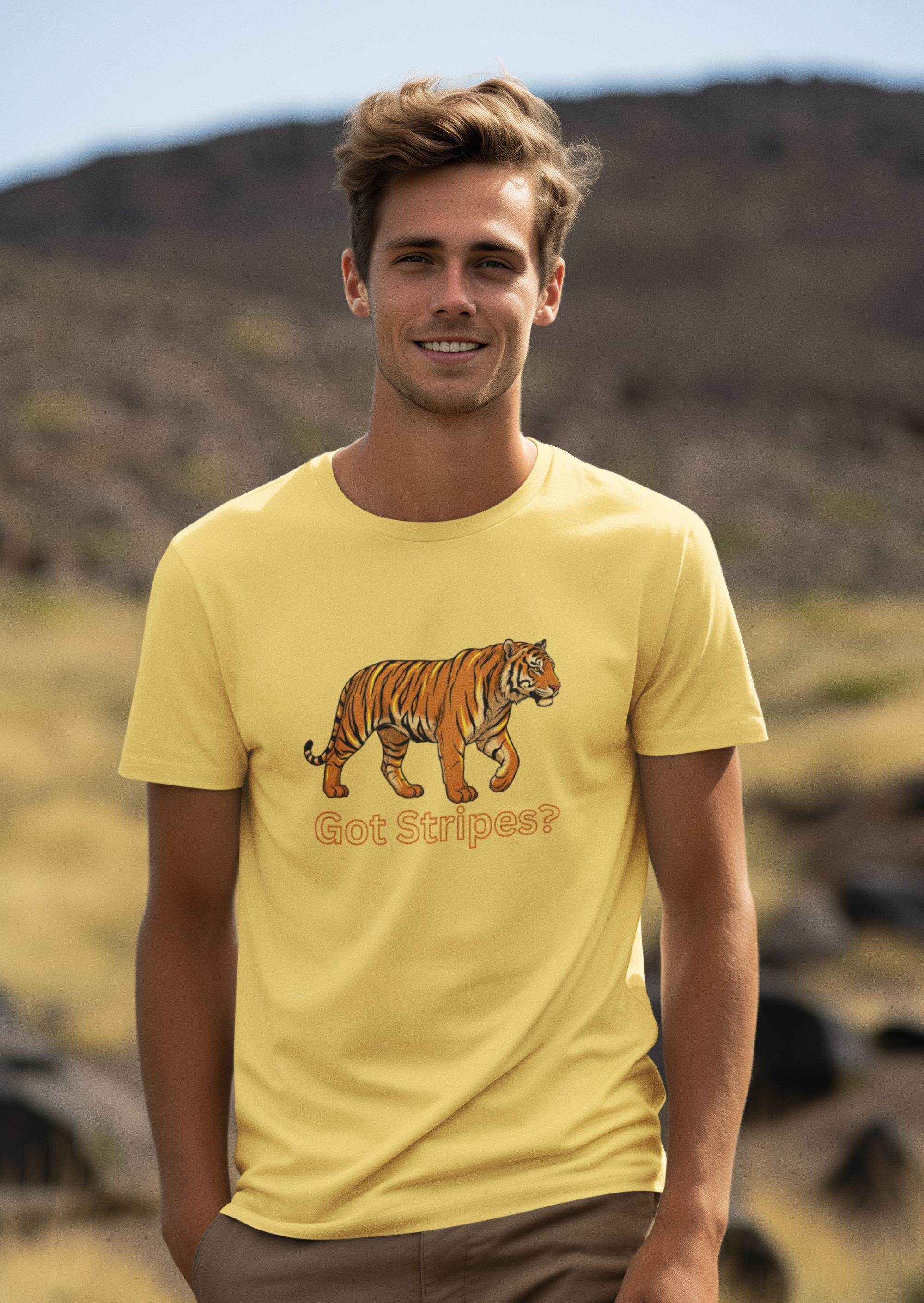 Unisex Tiger Safari Cotton T-Shirt