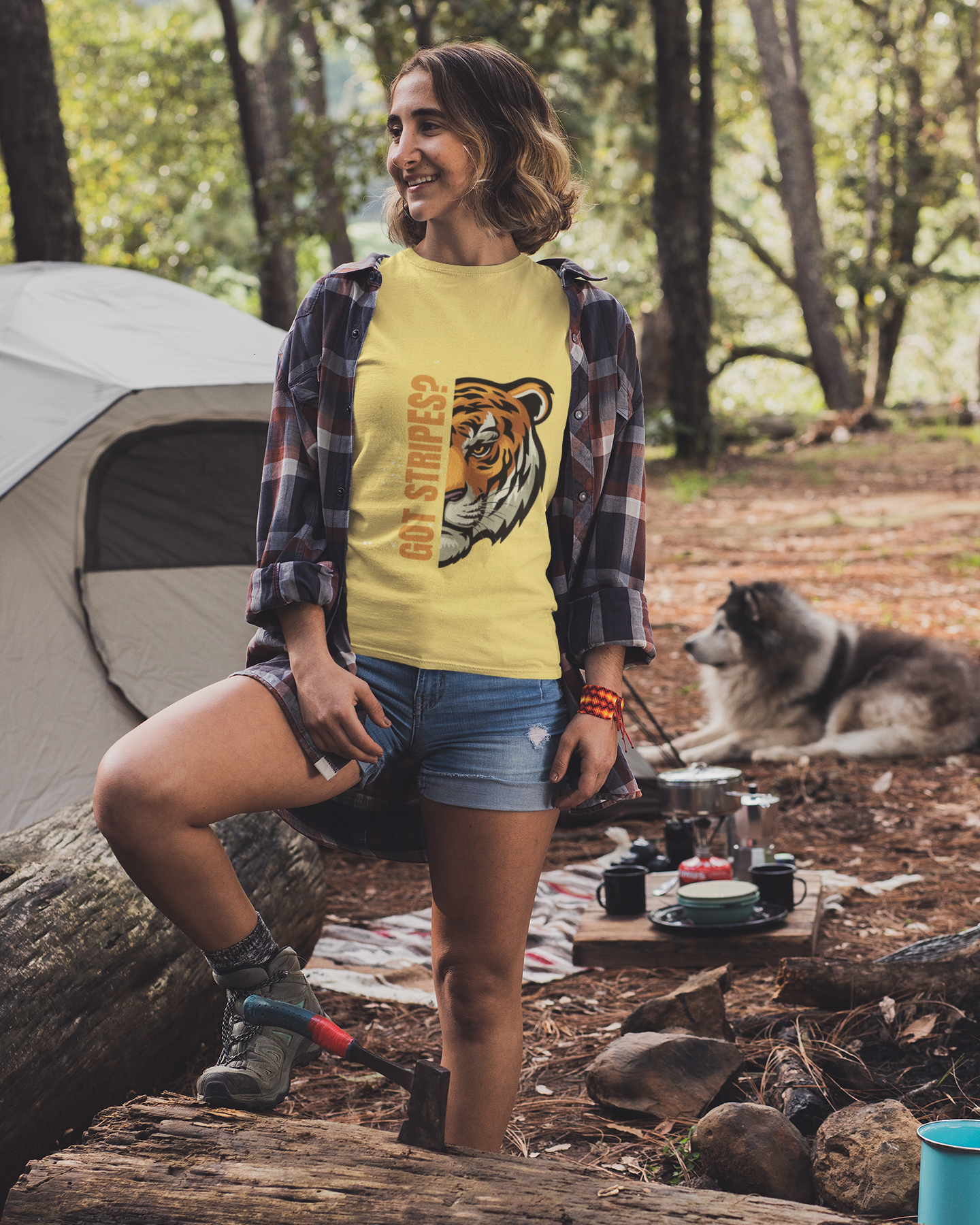 Unisex Got Stripes Tiger Safari Cotton T shirt