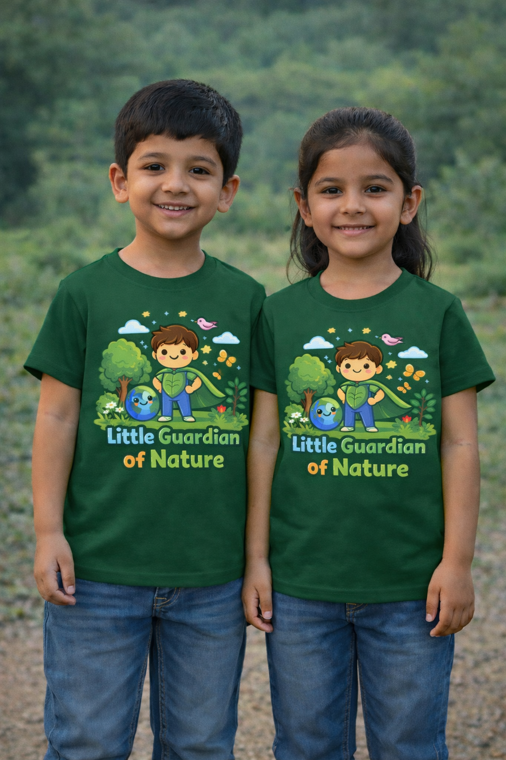 Little Guardian Of Nature Kids Travel T Shirt Adventure Hiking Camping Camper Van Beach Cruise Vacation Road Trip Wildlife Safari Wanderlust Explorer Nature Lover Mountain Outdoor Adventure Travel Vacation Camping Campfire Graphic Quote T shirt