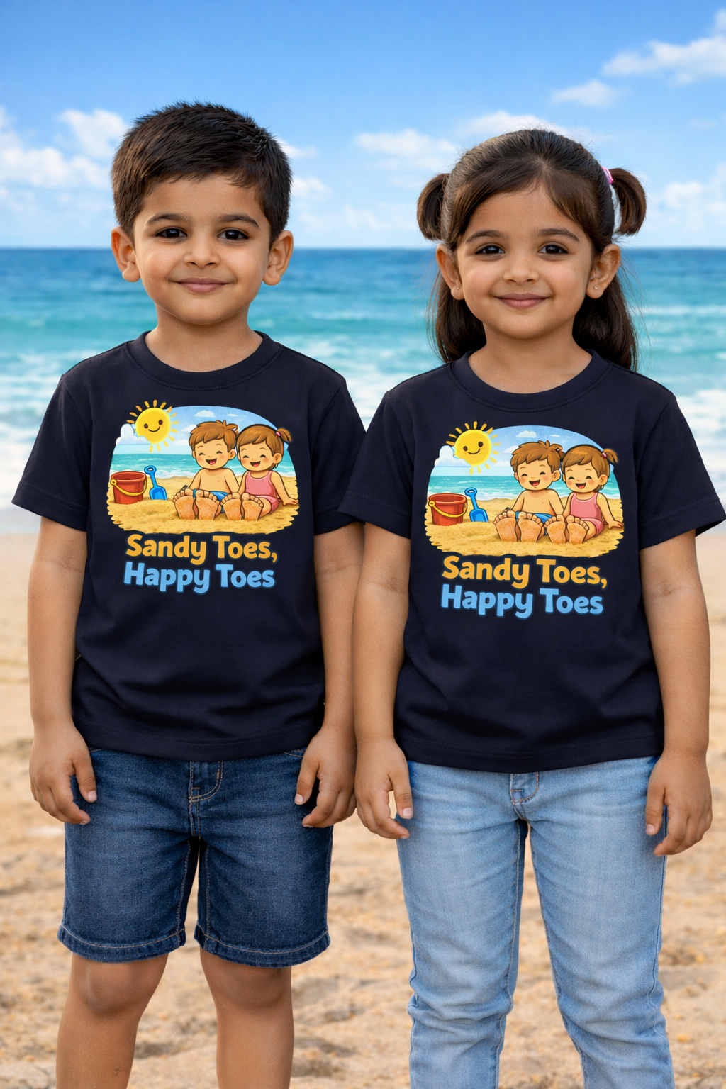 Sandy Toes Happy Toes Beach Travel t Shirt Adventure Hiking Camping Camper Van Beach Cruise Vacation Road Trip Wildlife Safari Wanderlust Explorer Nature Lover Mountain Outdoor Adventure Travel Vacation Camping Campfire Graphic Quote T shirt