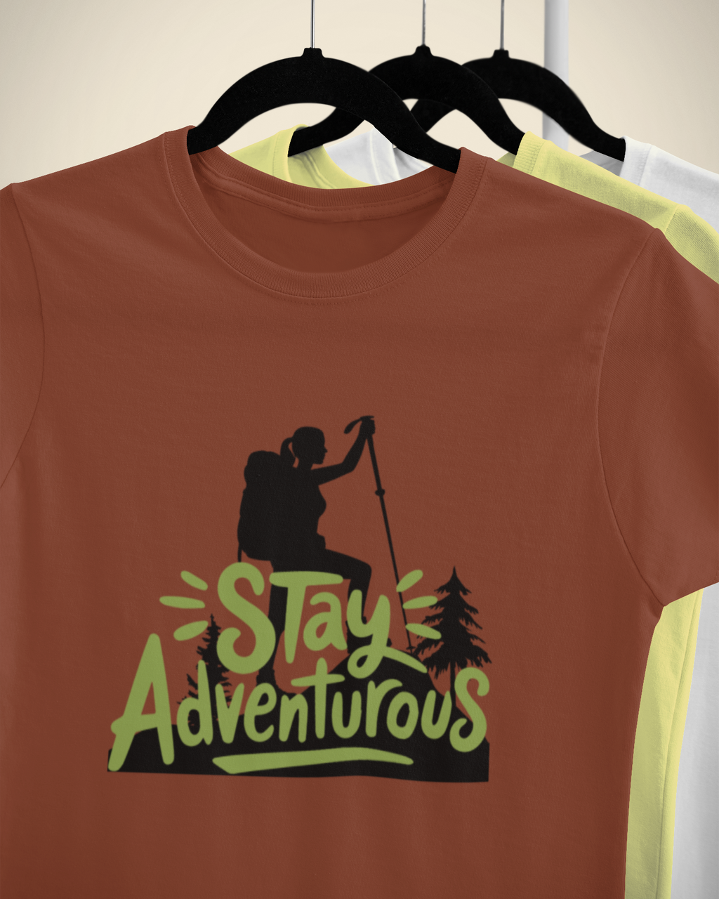 Unisex Stay Adventurous Cotton T-Shirt
