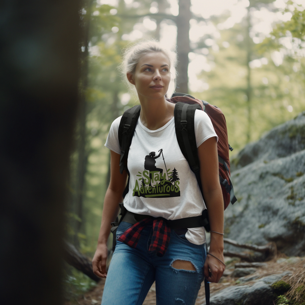 Unisex Stay Adventurous Cotton T-Shirt