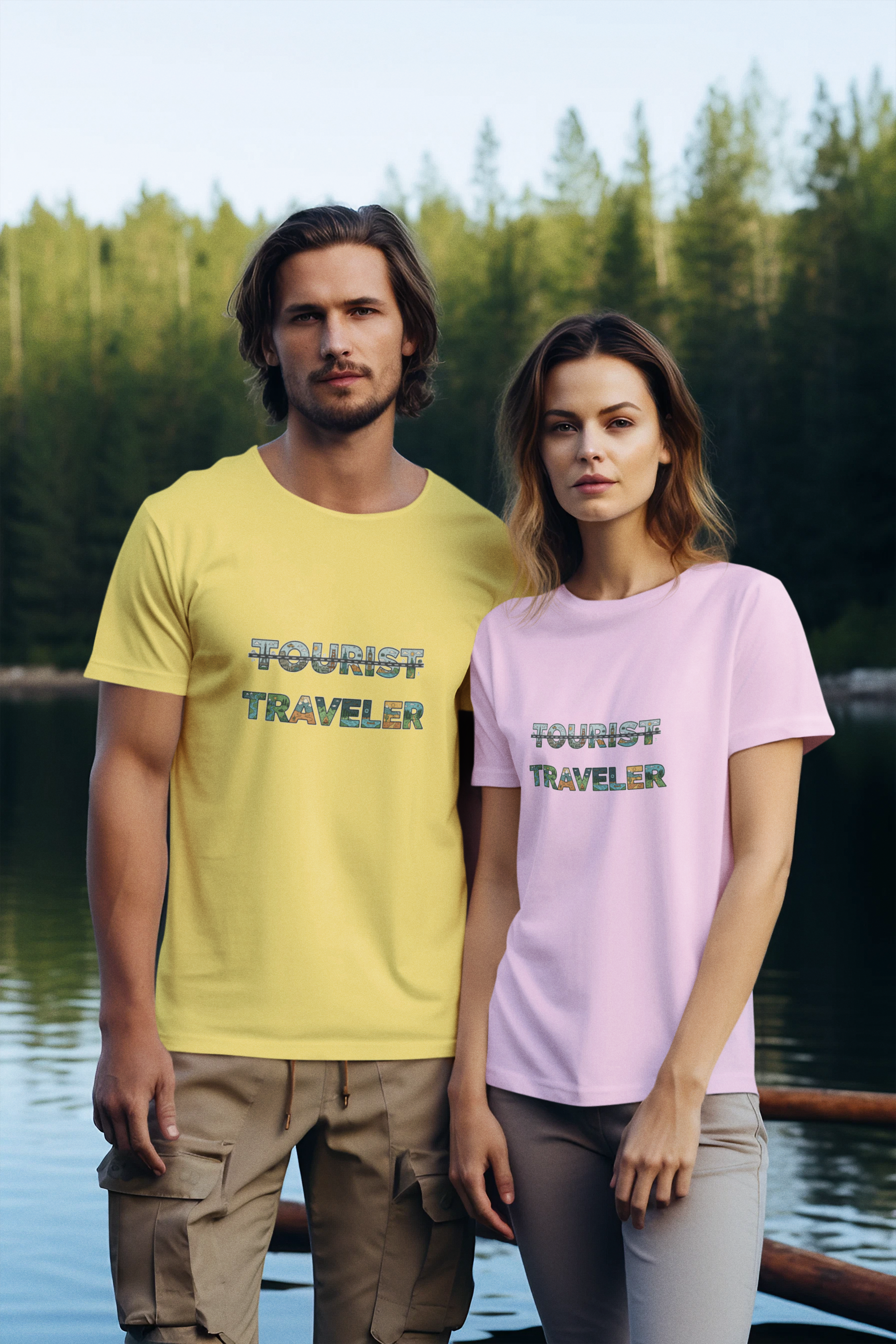 Unisex Not A Tourist Cotton T-Shirt