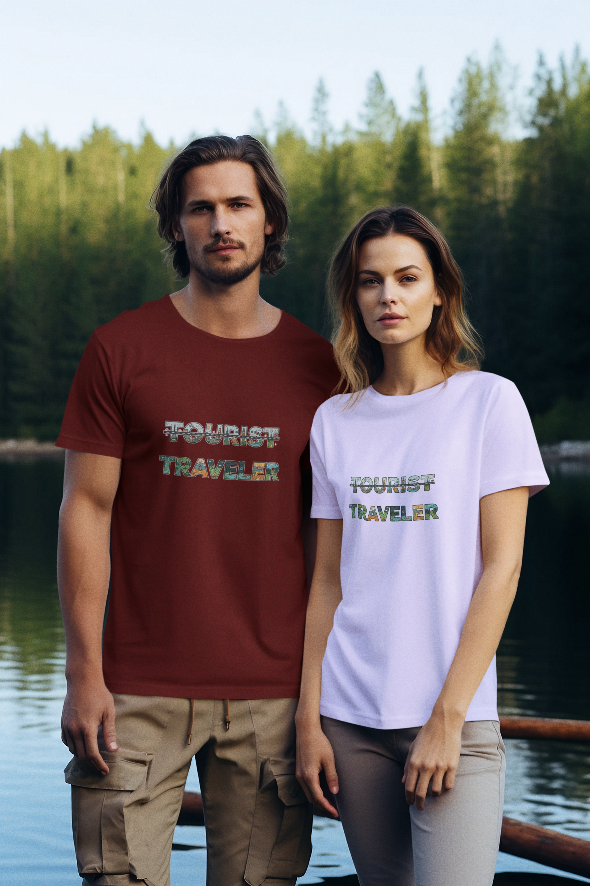 Unisex Not A Tourist Cotton T-Shirt