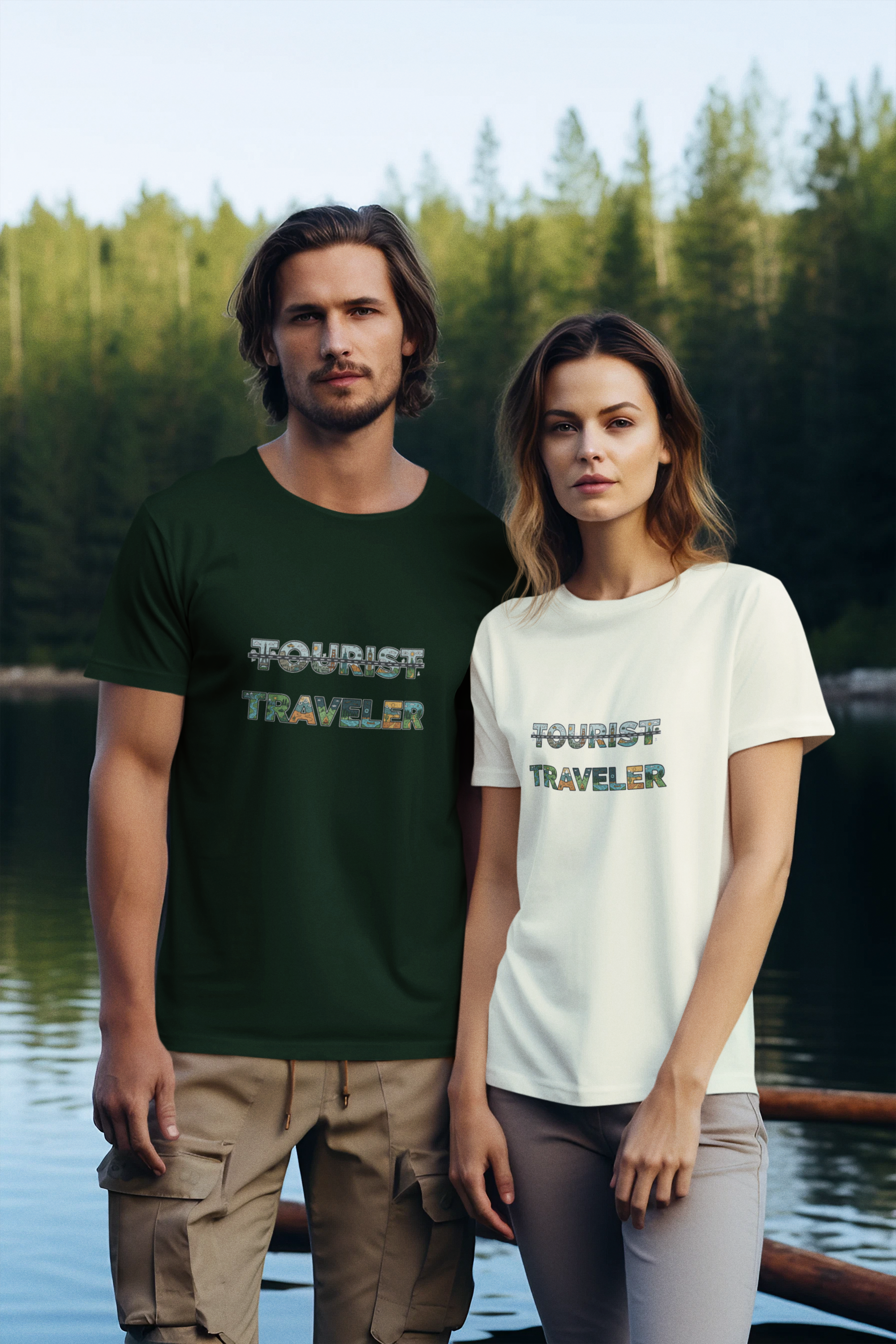 Unisex Not A Tourist Cotton T-Shirt
