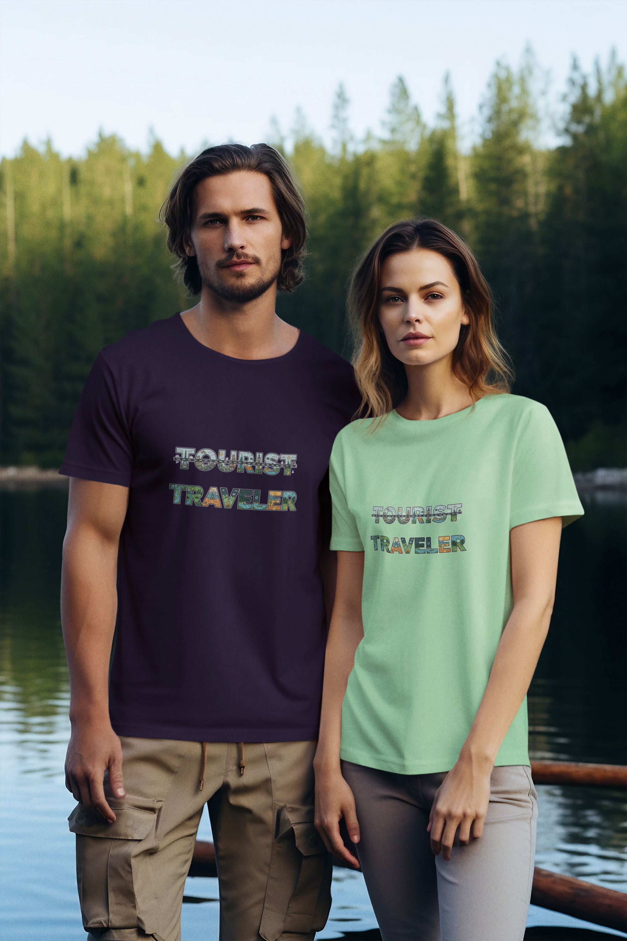Unisex Not A Tourist Cotton T-Shirt