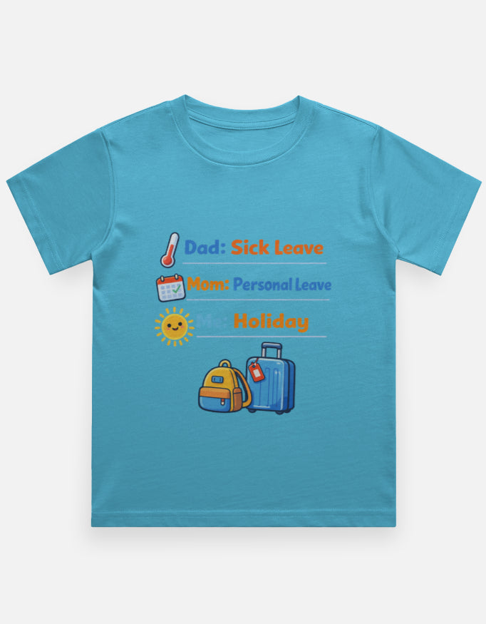 Adhoc Vacation Kids Funny Travel T Shirt Sky Blue Adventure Hiking Camping Camper Van Beach Cruise Vacation Road Trip Wildlife Safari Wanderlust Explorer Nature Lover Mountain Outdoor Adventure Travel Vacation Camping Campfire Graphic Quote T shirt