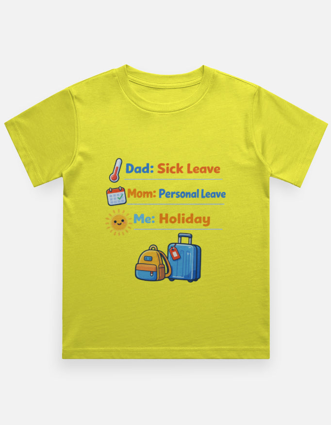 Adhoc Vacation Kids Funny Travel T Shirt Yellow Adventure Hiking Camping Camper Van Beach Cruise Vacation Road Trip Wildlife Safari Wanderlust Explorer Nature Lover Mountain Outdoor Adventure Travel Vacation Camping Campfire Graphic Quote T shirt