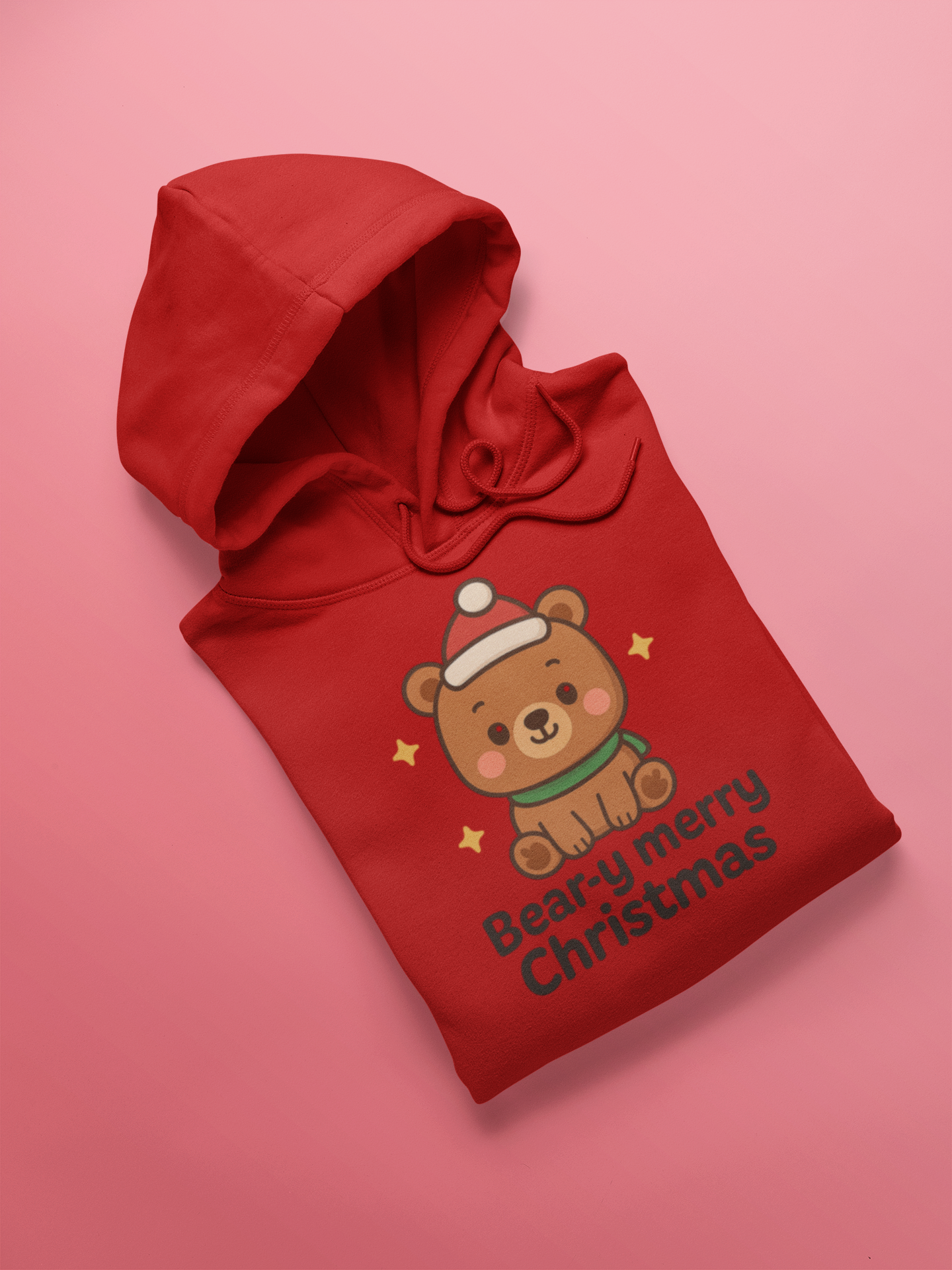 Unisex Kids Hoodie Bear'y Merry Christmas Red Adventure Hiking Camping Camper Van Beach Cruise Vacation Road Trip Wildlife Safari Wanderlust Explorer Nature Lover Mountain Outdoor Adventure Travel Vacation Camping Campfire Graphic Quote T shirt