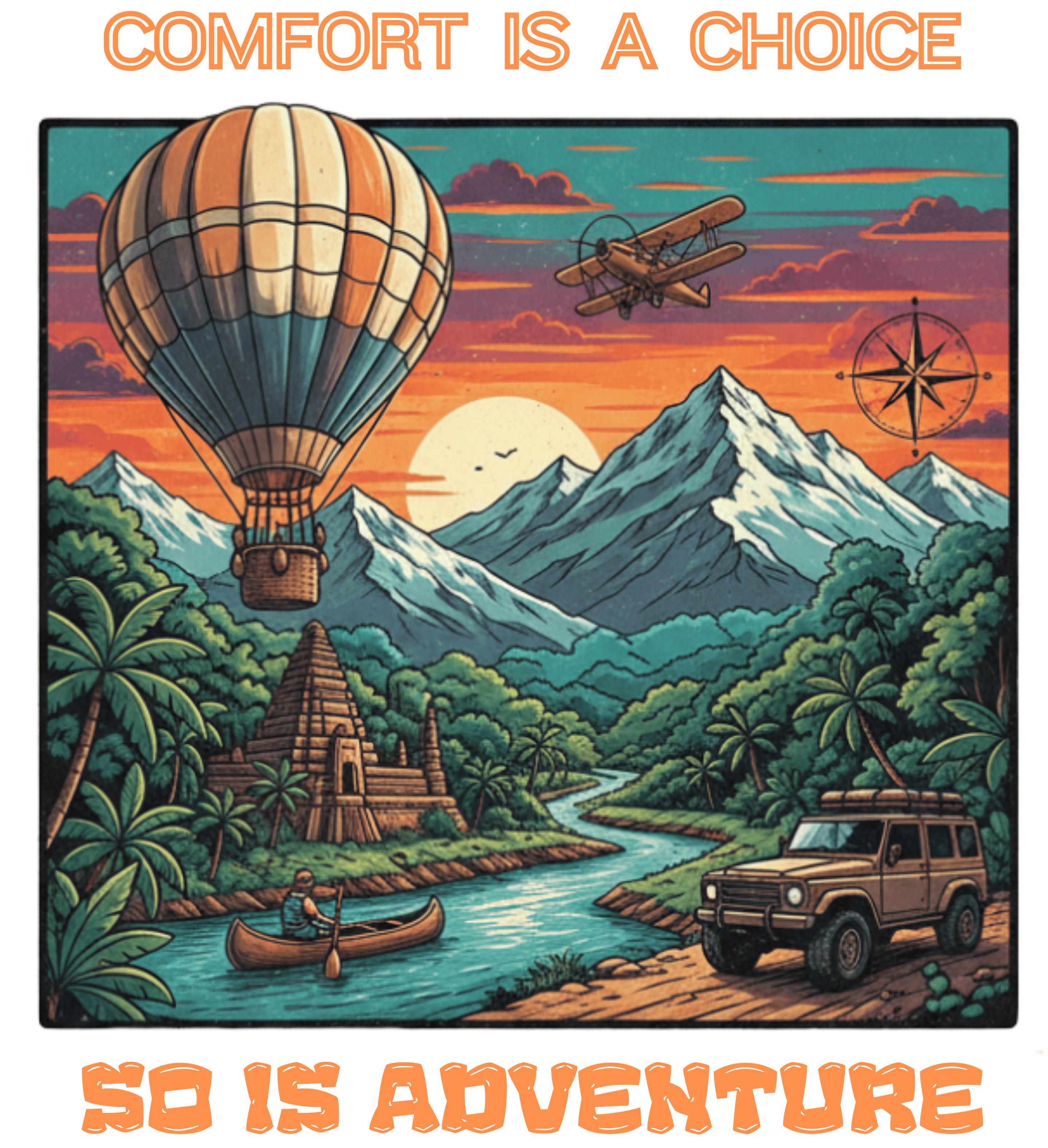 Comfort Is a Choice • Wear It Your Way (Tee • Hoodie • Crop • Oversized • Sweatshirt)