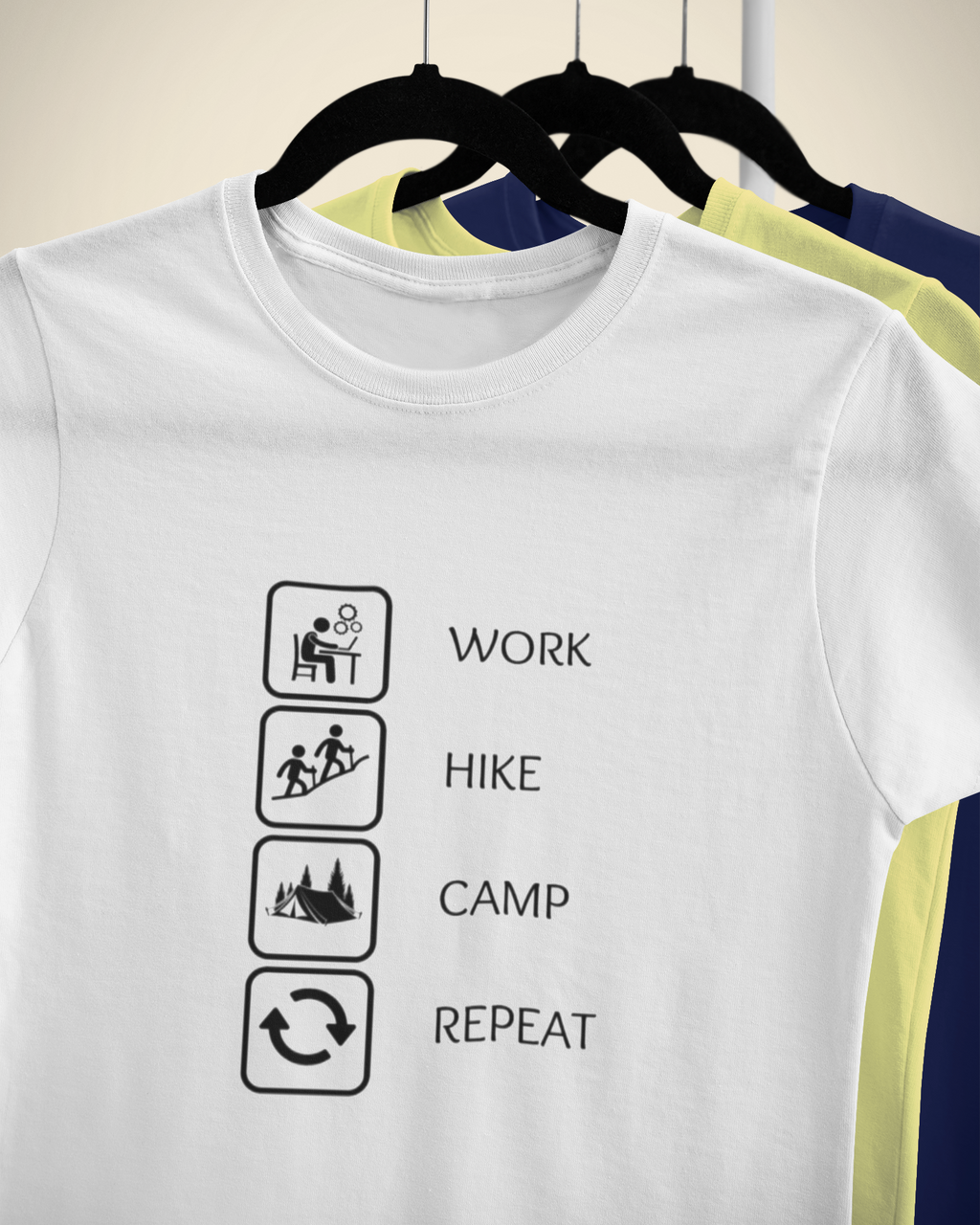 Unisex Work Hike Camp Cotton T-Shirt