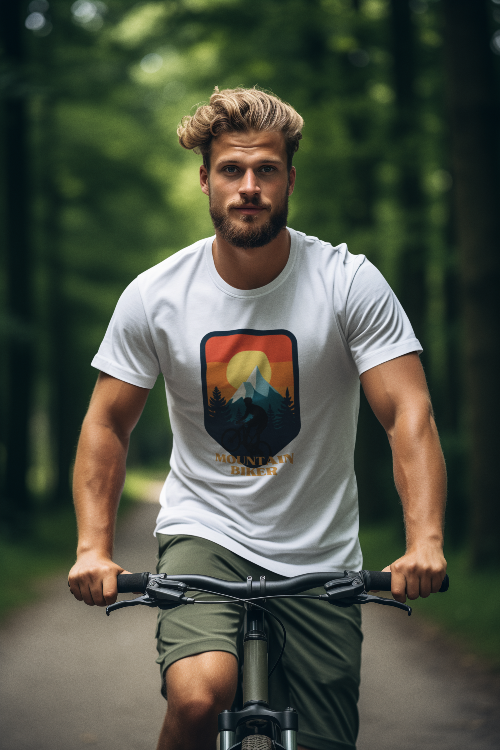 Unisex Mountain Biker T-Shirt