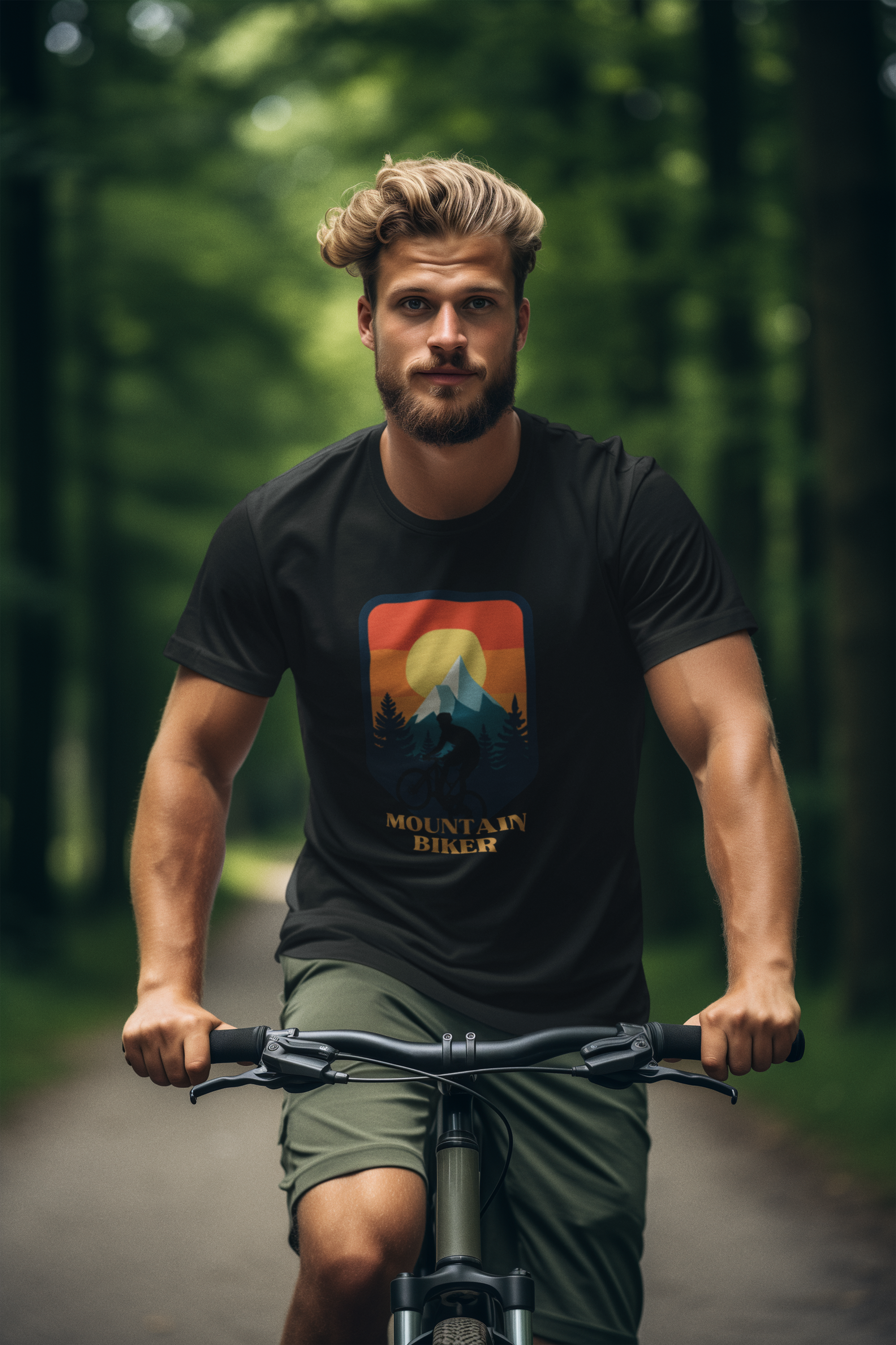 Unisex Mountain Biker T-Shirt
