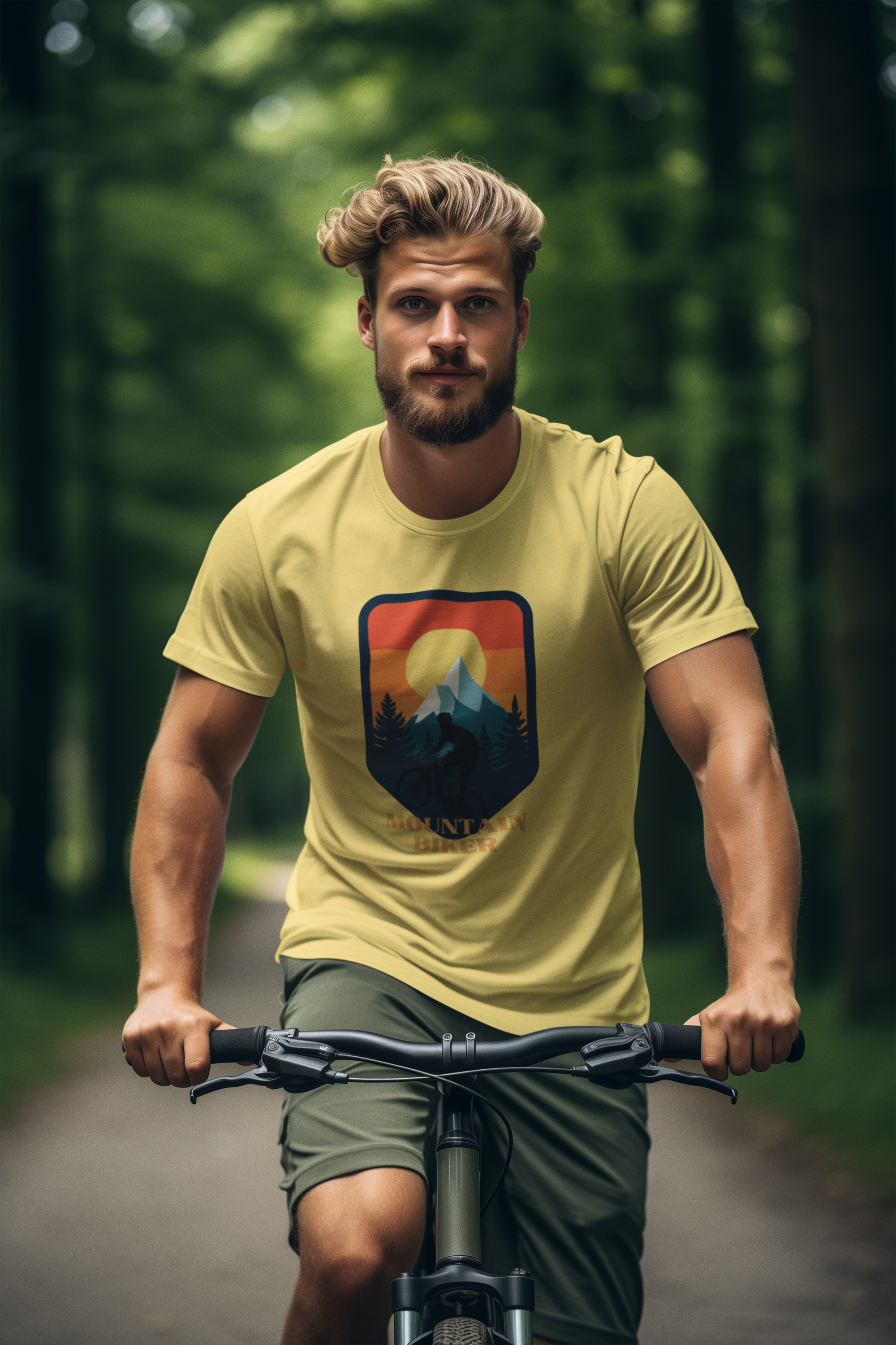 Unisex Mountain Biker T-Shirt