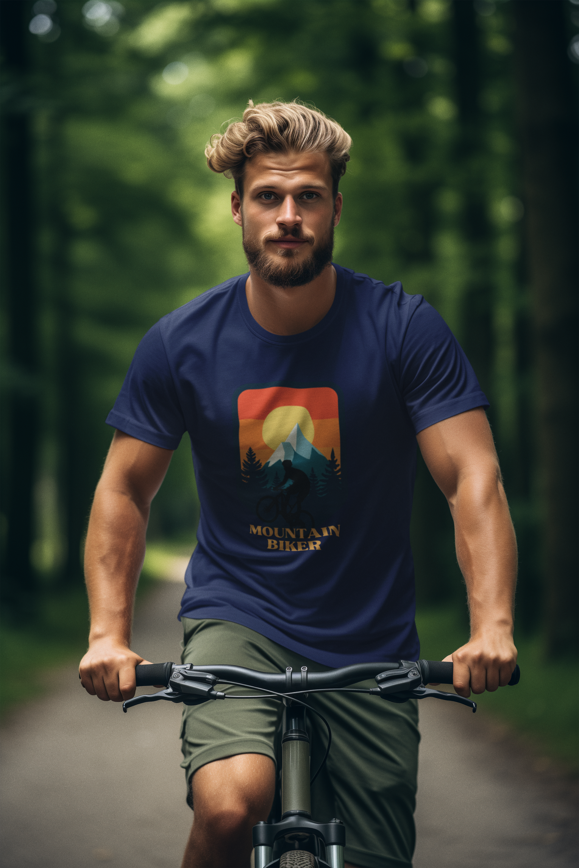 Unisex Mountain Biker T-Shirt