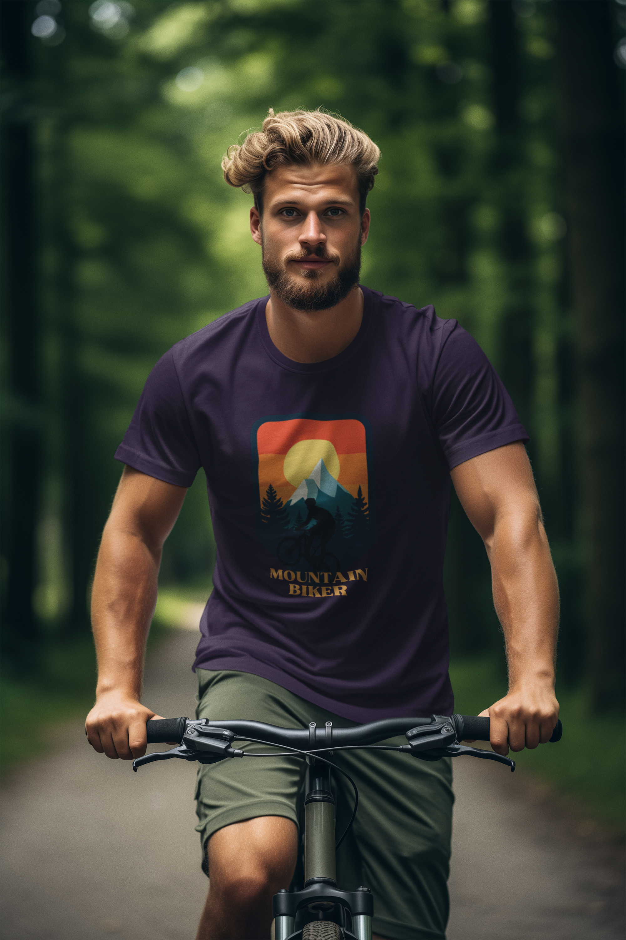 Unisex Mountain Biker T-Shirt