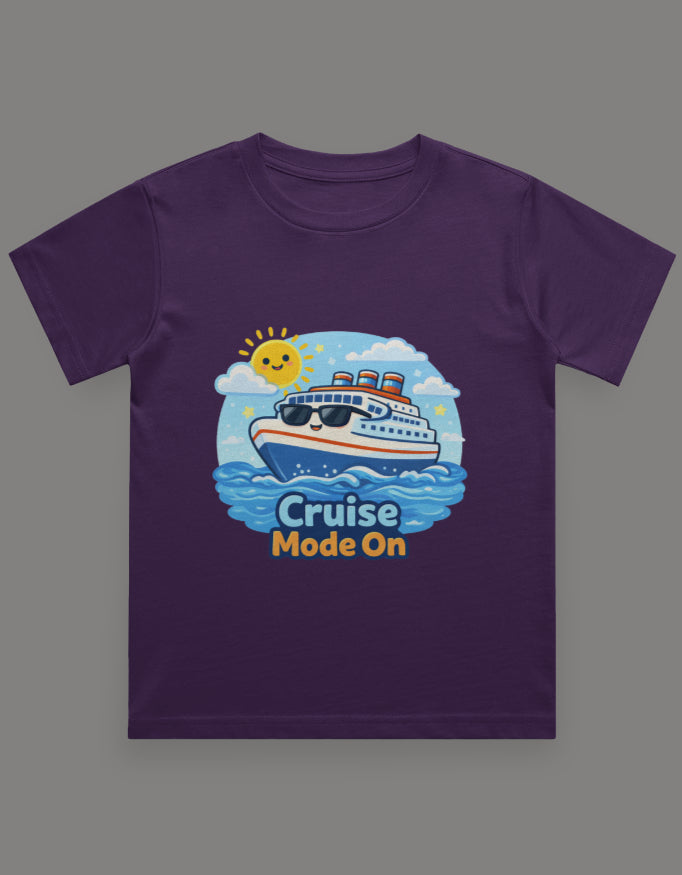 Sea You On The Cruise Kids Cruise Vacation T Shirt Purple Adventure Hiking Camping Camper Van Beach Cruise Vacation Road Trip Wildlife Safari Wanderlust Explorer Nature Lover Mountain Outdoor Adventure Travel Vacation Camping Campfire Graphic Quote T shirt
