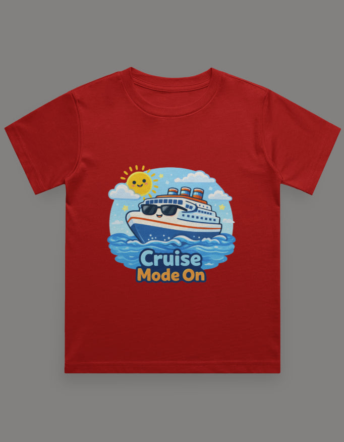 Sea You On The Cruise Kids Cruise Vacation T Shirt Red Adventure Hiking Camping Camper Van Beach Cruise Vacation Road Trip Wildlife Safari Wanderlust Explorer Nature Lover Mountain Outdoor Adventure Travel Vacation Camping Campfire Graphic Quote T shirt