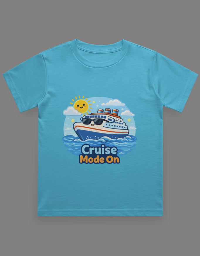 Sea You On The Cruise Kids Cruise Vacation T Shirt Sky Blue Adventure Hiking Camping Camper Van Beach Cruise Vacation Road Trip Wildlife Safari Wanderlust Explorer Nature Lover Mountain Outdoor Adventure Travel Vacation Camping Campfire Graphic Quote T shirt