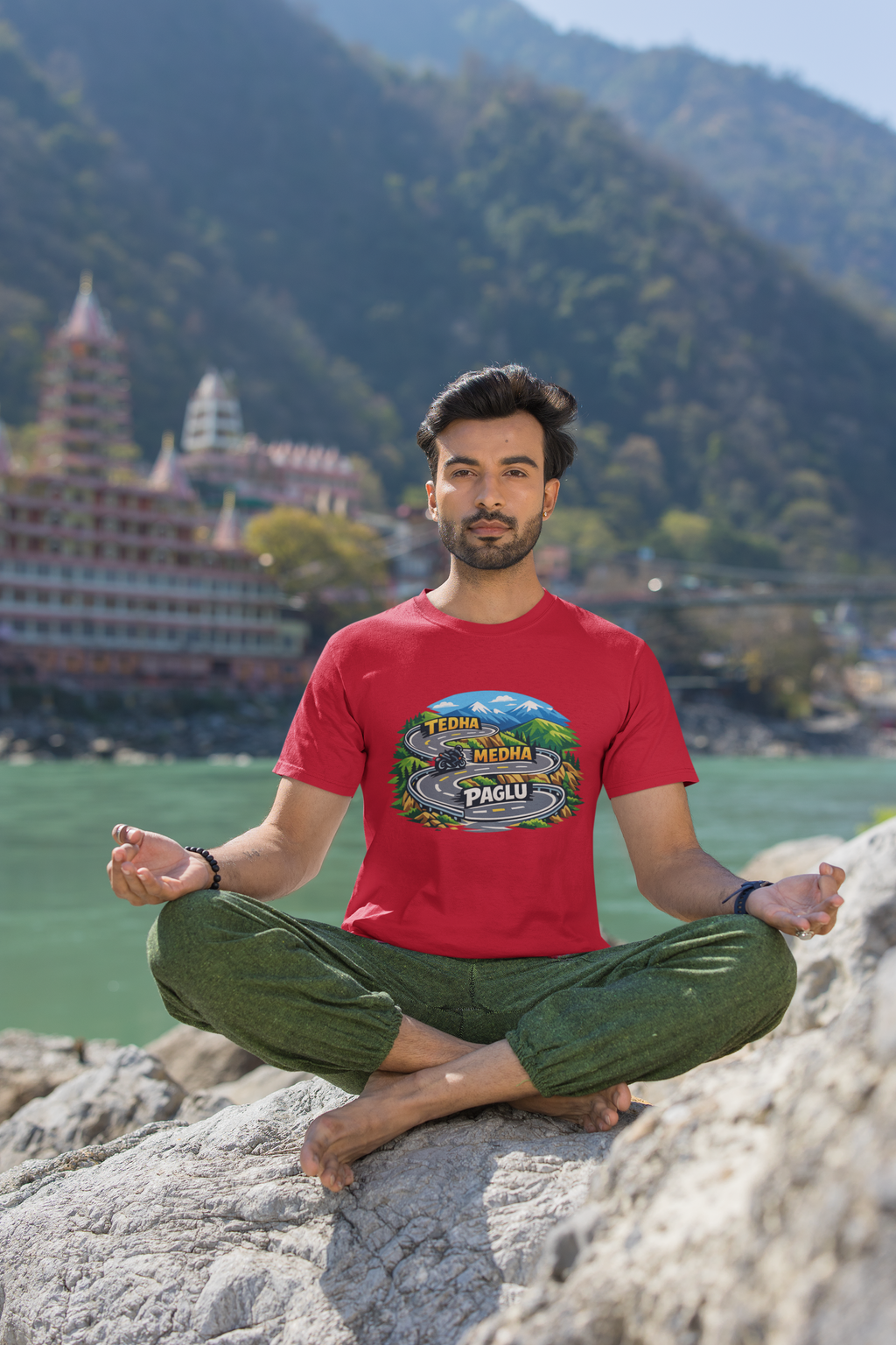 Tedha Medha Paglu Travel T Shirt