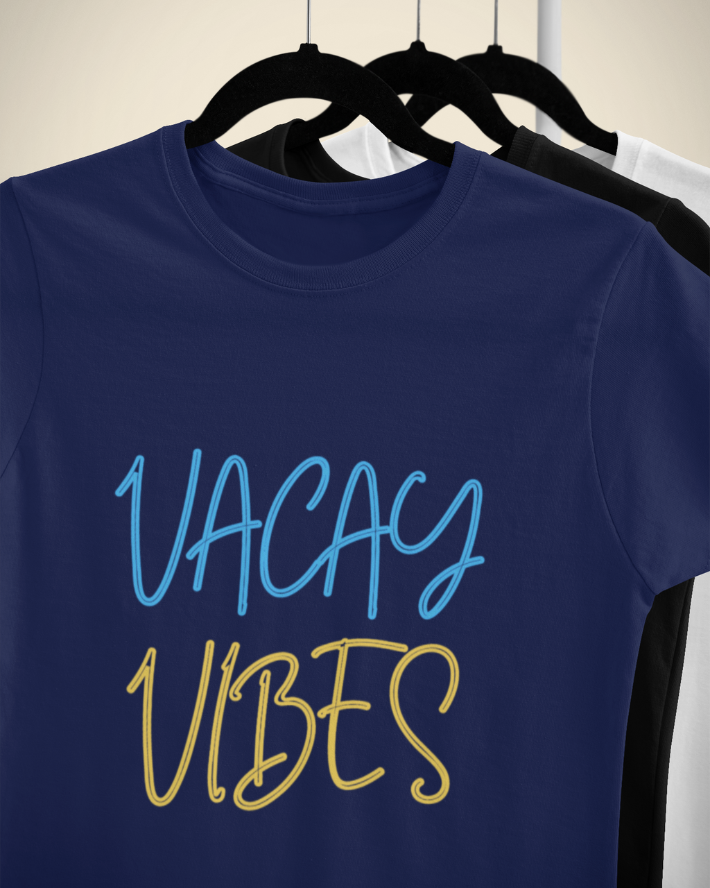 Unisex Vacay Vibes Cotton T shirt Adventure Hiking Camping Camper Van Beach Cruise Vacation Road Trip Wildlife Safari Wanderlust Explorer Nature Lover Mountain Outdoor Adventure Travel Vacation Camping Campfire Graphic Quote T shirt